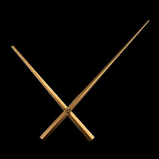 Redkid 25 ensembles Grand pointeur long en métal Aiguilles d’horloge murale Noir Argent Or horloge a