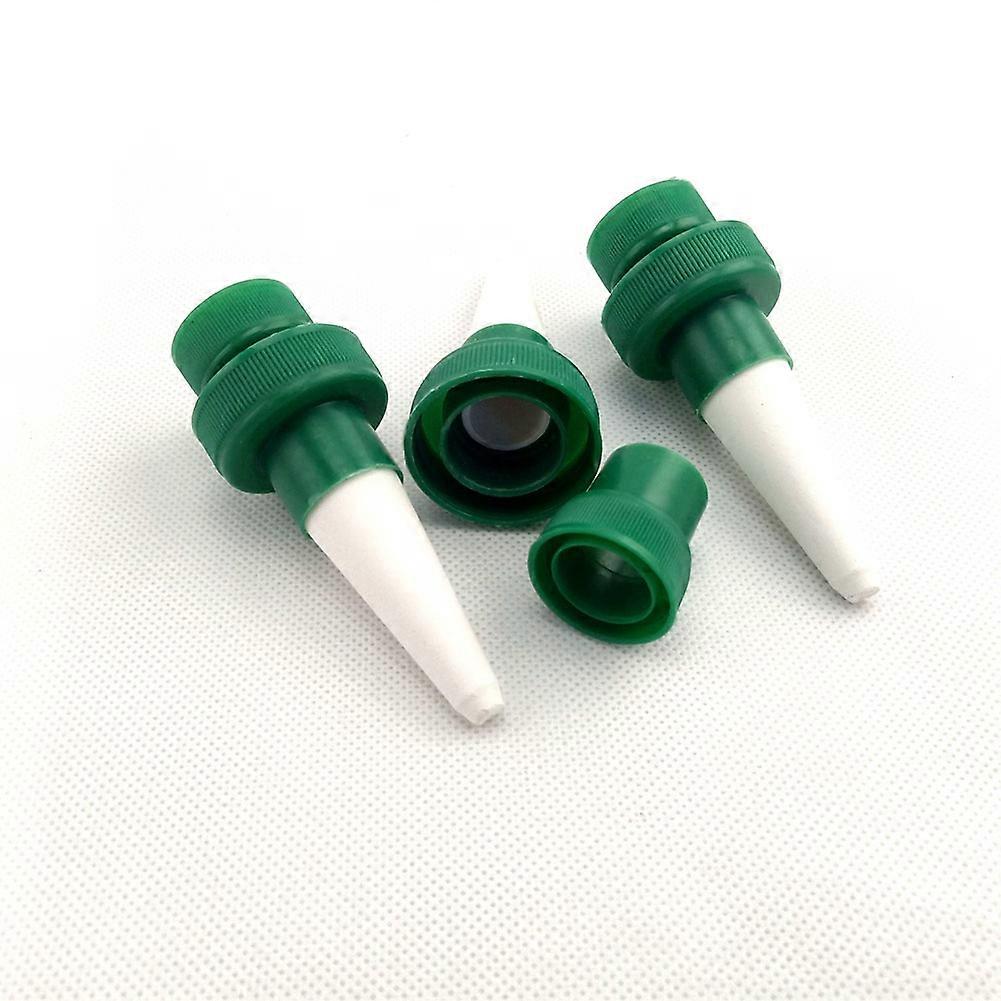 Green Ceramic Self Watering Stakes for Plastic Bottles