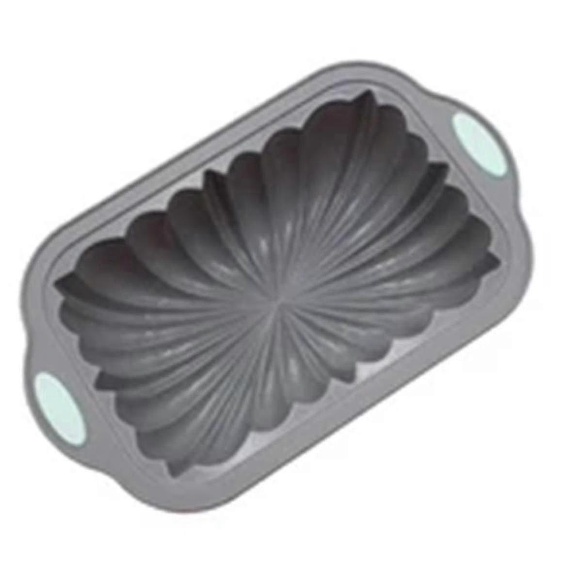 Silikon-Brotkastenform Nordisches Design Klassische geriffelte Toastform Metallverstärkter Rahmen Sicheres Backen