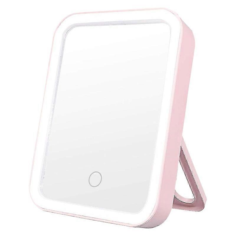 Desktop make-up spiegel Opvouwbare desktop make-up spiegel Draagbare oplaadbare make-up spiegel