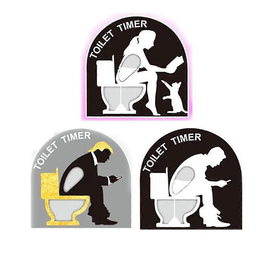Kreativ toalett timglas timer sandtimer plast timglas timer hantverk gåva