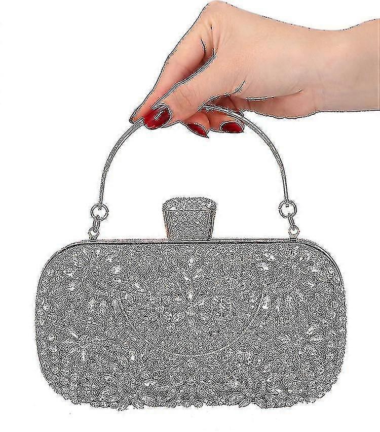 Damkuvertväska med strass för bröllopsfest