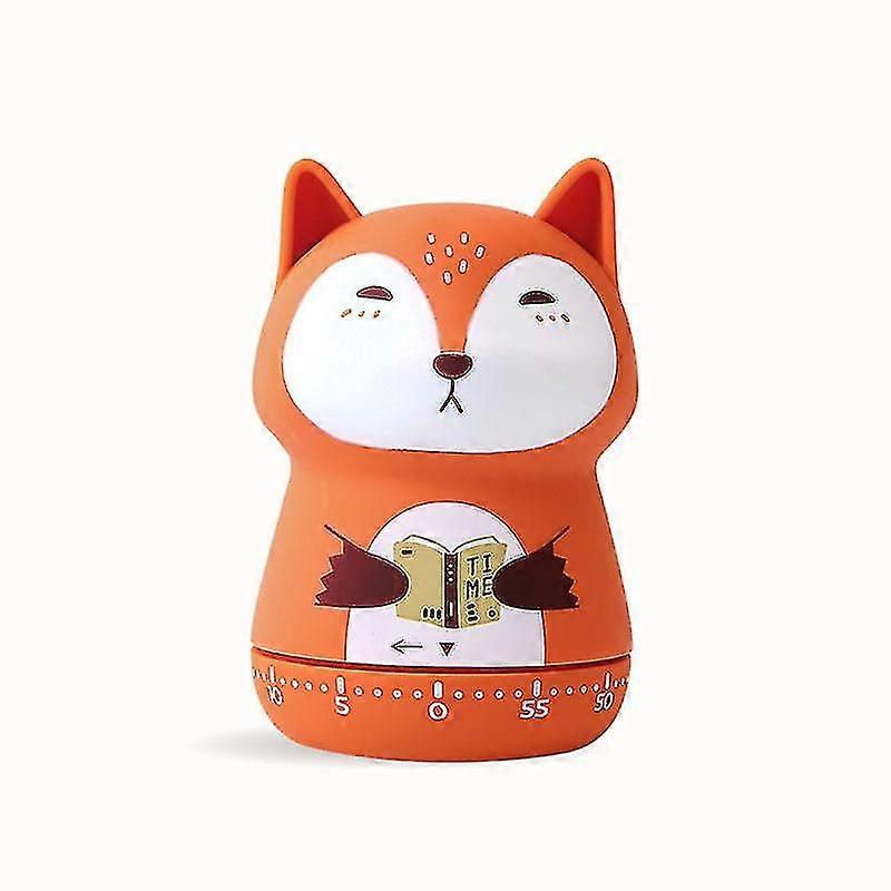 Mechanical Kitchen Timer, 60-minute Wind Up Dial Rotating Countdown Egg Reminder No Batteries Loud Ring Cute Time Management For Cooking Valentine's D