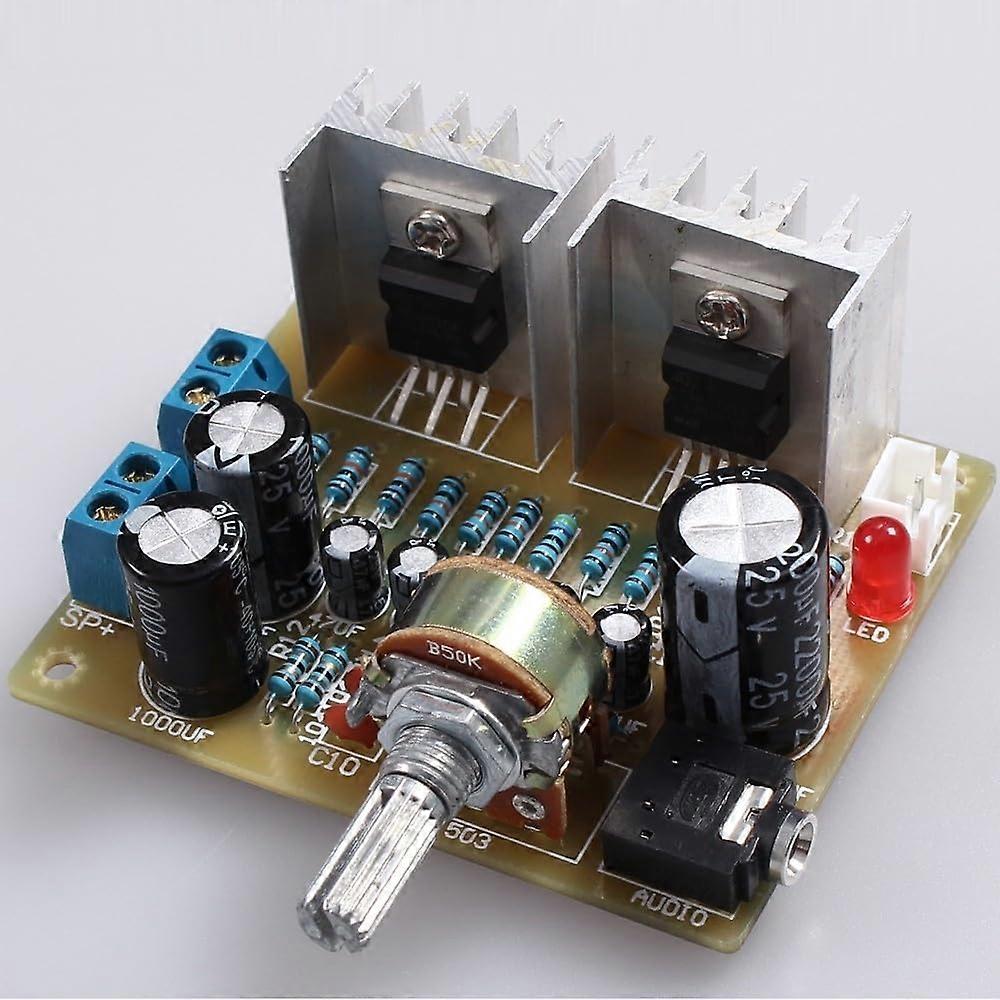 Audio Amplifier Board,9-15V 15W+15W Dual-Channel Speaker Sound Module for Electronic Enthusiasts DIY