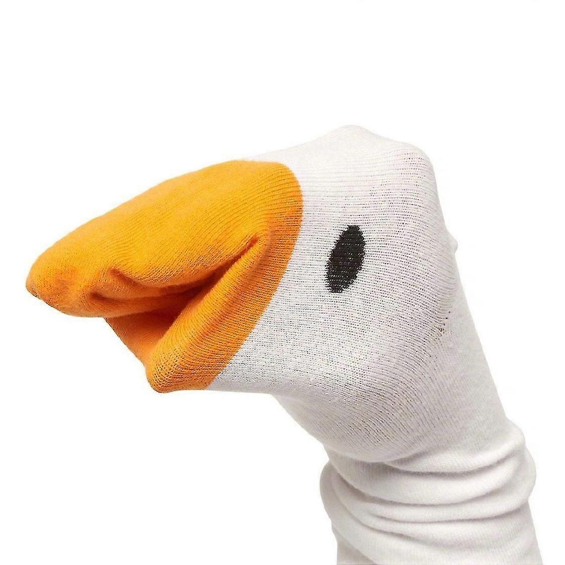 Cute And Funny Big Goose High Socks