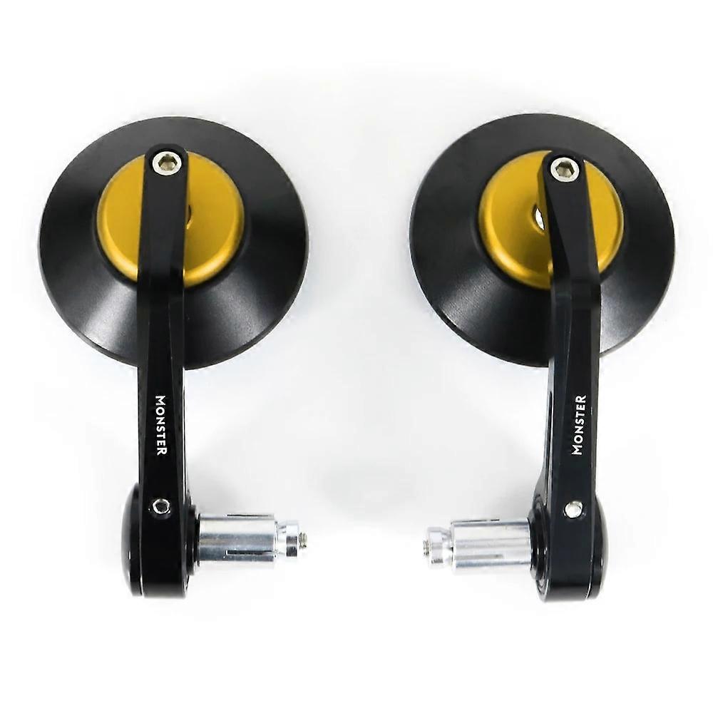 Motorcycle CNC Rear View Side Mirrors Handle Bar End Mirror Fit For Ducati Monster 695 696 796 797 821 1100 1200 1200S 1200R S2R