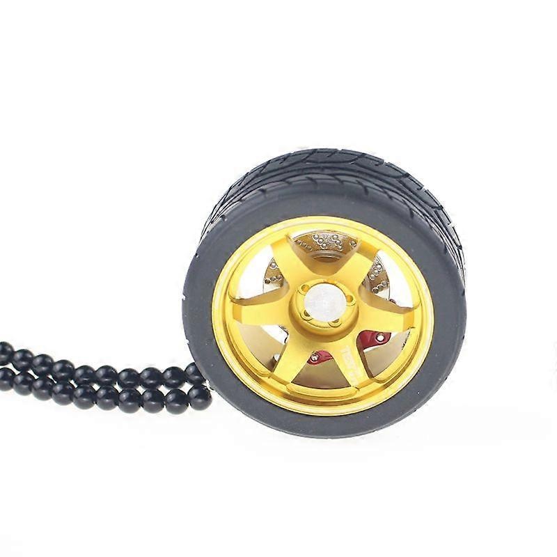 Rear Mirror Pendant Auto Accessorie Decor Interior Metal Wheel Tire Lanyard Keychain Hanging Ornaments For Car Styling Gadgets