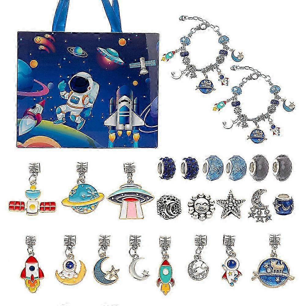 Advent Calendar 2024 Jewelry Advent Christmas Bracelet For 24 Days Countdown Festive Atmosphere Enhancer Jewelry Crafting Kit