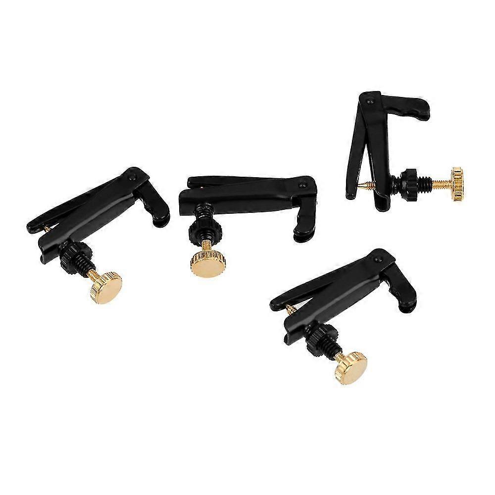 4pcs Violin Fine Tuner Adjuster For 3/4 4/4 Size Violin Accessories