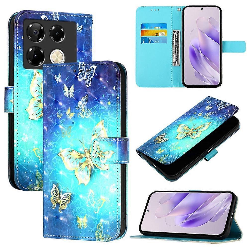 3D Painted PU Case For Infinix Note 40 Pro 5G