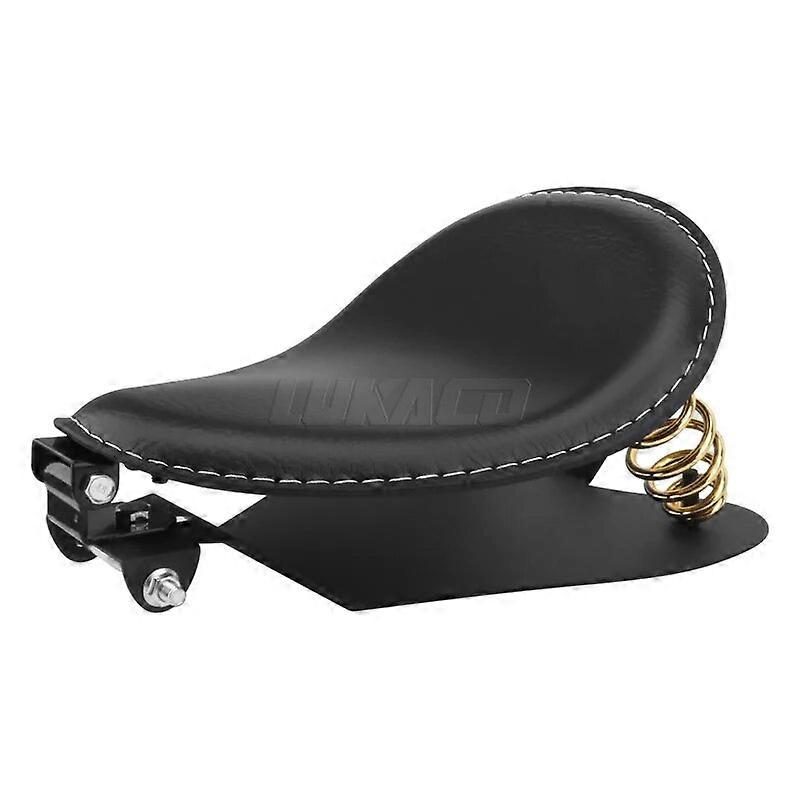 Motorcykel Tillbehör 3 "Fjäder Solo Fäste Sittdyna PU Läder Universal För Harley Chopper Bobber Custom För Honda Yamaha