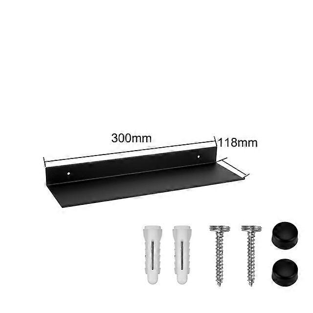 Bathroom Accessory Shelves 30-60cm Aluminum Alloy Matte Black Bathroom Accessory Wall Shelf Shower Shampoo Storage Rack Bathroom Accessory Accessorie