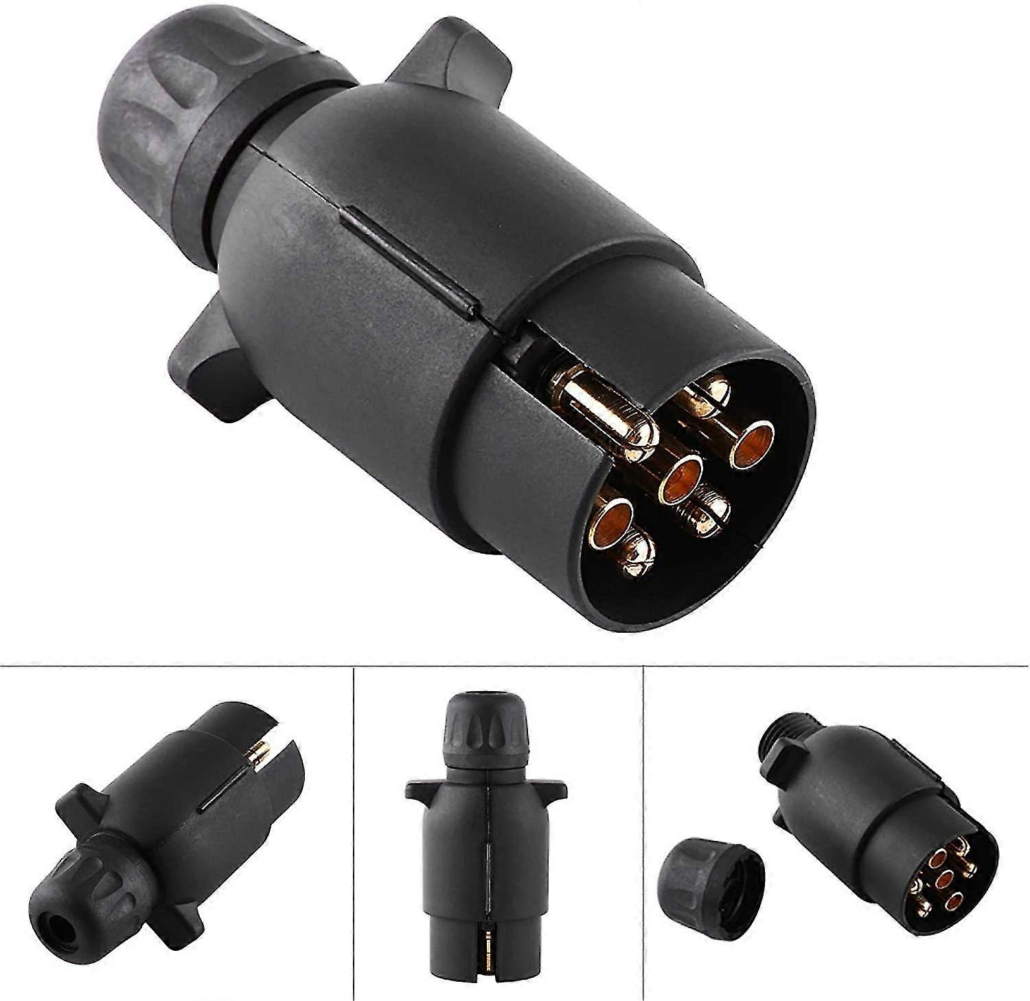 12v 7 Pin Trailer Socket Type N 7 Pole Electric Trailer Plug Wiring Connector