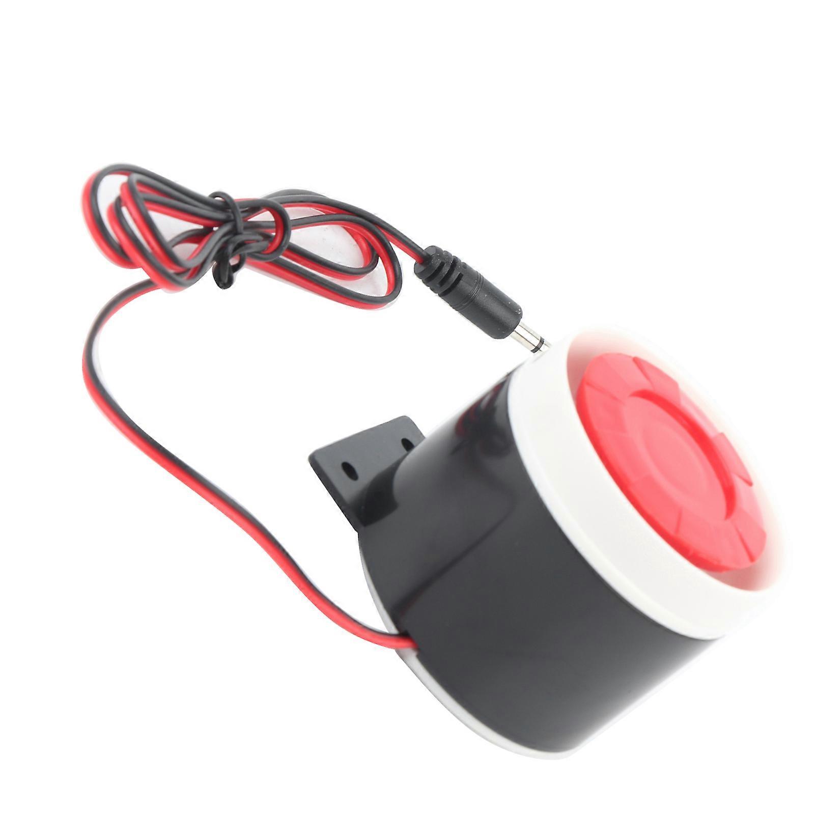 DC 12V Wired Mini Alarm Horn Home Security 110 dB Sound Alarming System