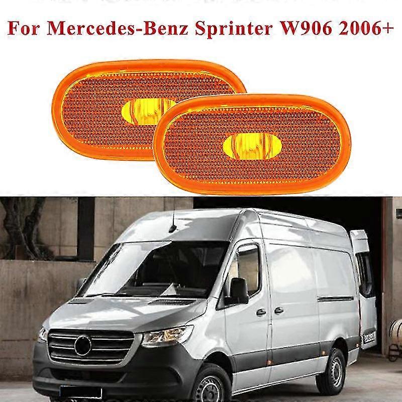 Car Side Marker Light Lamp Side Repeater Reflector Signal Lamp Amber For Mercedes-benz Sprinter W906 2006+ #a0038202956