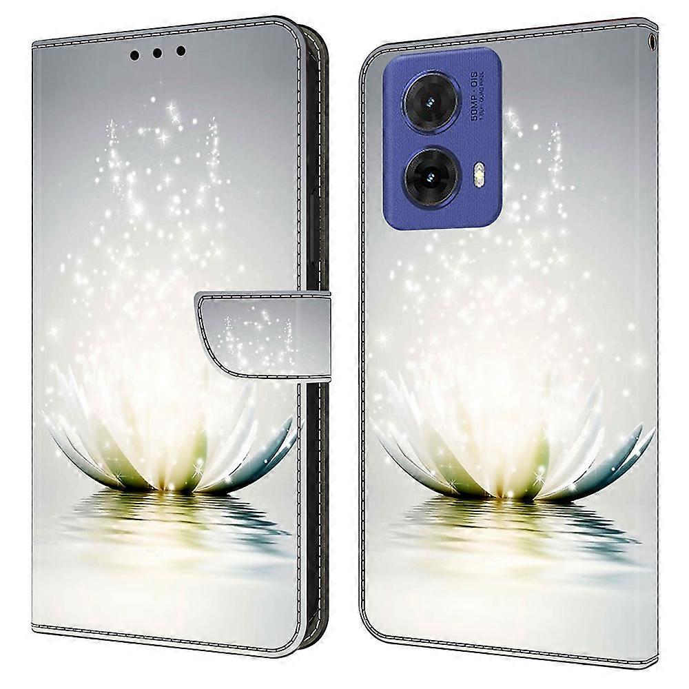 For Motorola Moto G85 5G Case 3D Pattern PU Leather Wallet Phone Cover with Stand