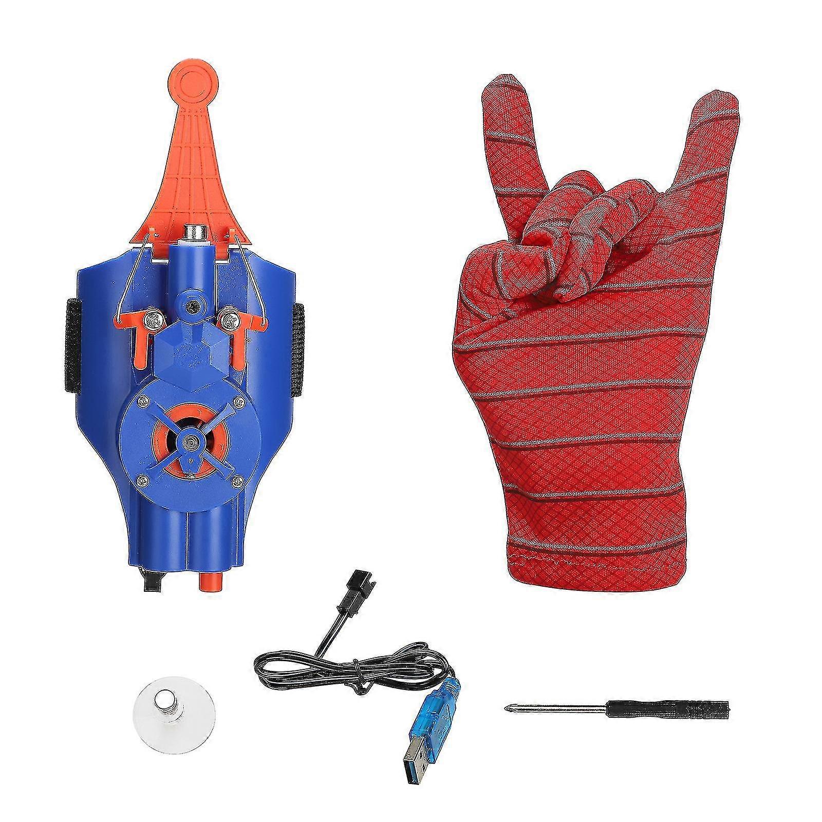 Kids Spider Man Glove Web Shooter Dart Blaster Launcher Toys Spiderman Costume