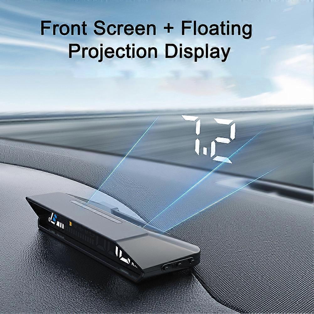 Car Head Up Display HUD Gauge OBD2 Driving Computer Temperature Speedometer Universal Head-up Display Car Electronics