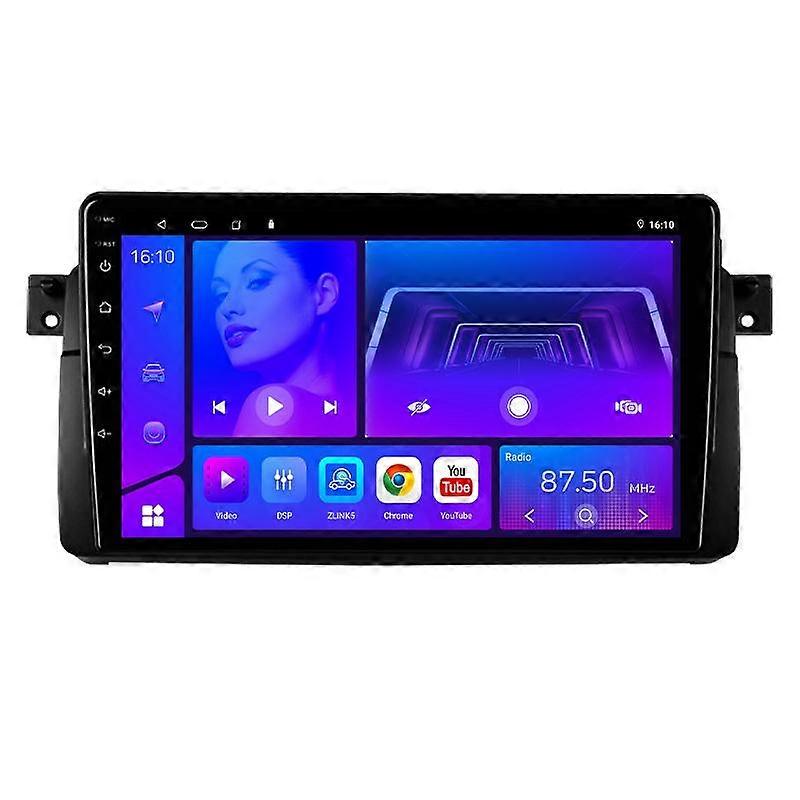 2 Din For BMW 3-Series 3 Series E46 1998 - 2006 Carplay 4G WIFI Android Auto Car Radio Player Stereo Car Multimedia Video player GPS Navigation DSP RD