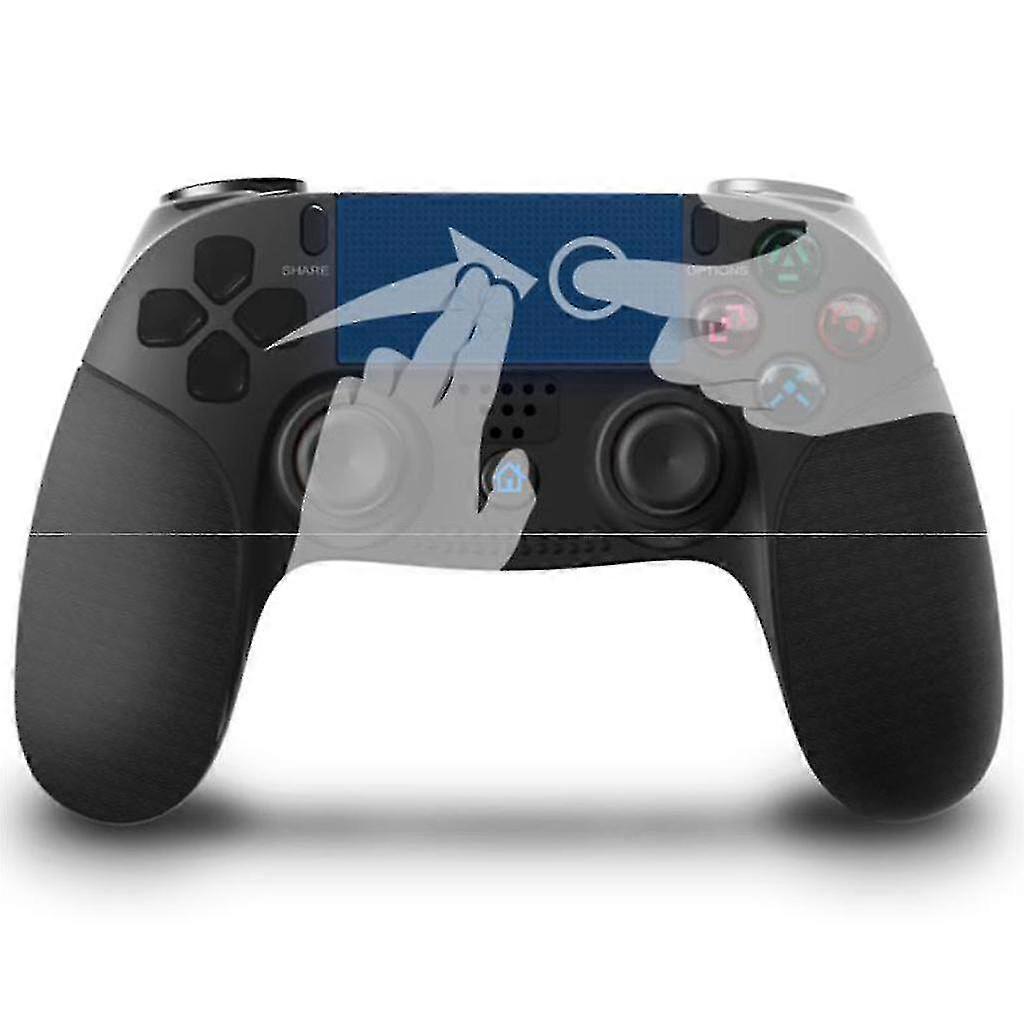 Wireless Game Controller Console Double-shock Gamepad Touch Panel Joystick With Dual Vibration For Ps4