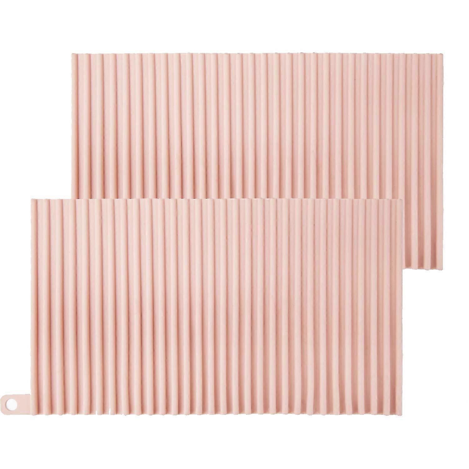 Silicone Dish Drying Mat 2 Pack Dishwasher Safe Heat Resistant