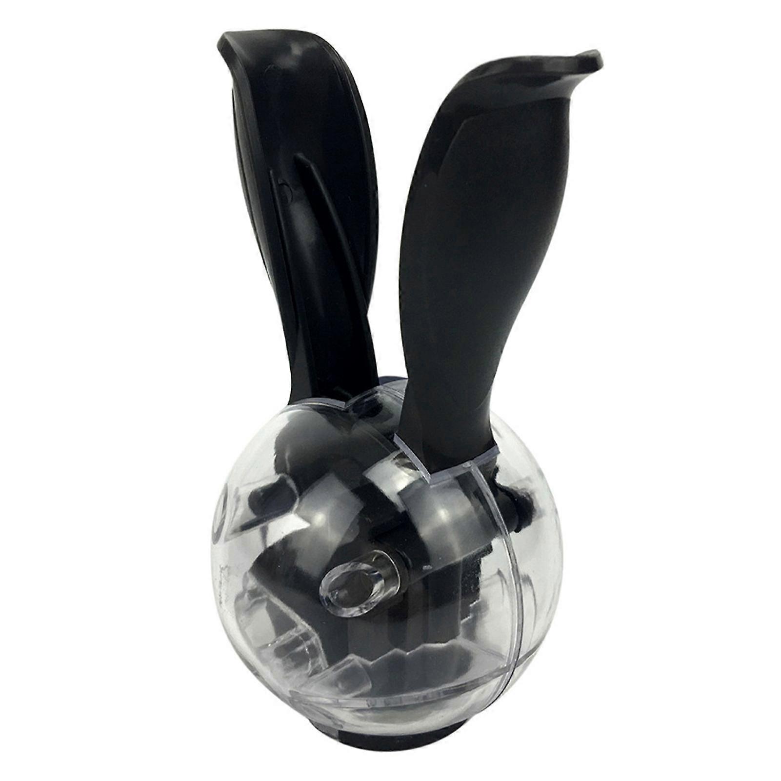 Manual Mini Salt Pepper Mill Portable Rabbit Ears Ceramic Core Ball Grinder