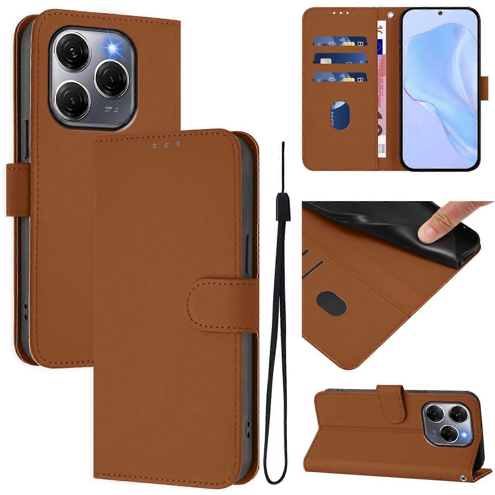 YB-PT01 Longe PU Case Pour Tecno Spark 20 Pro 5G