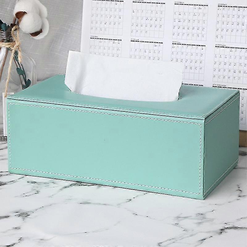 Rectangular Leather Tissue Box