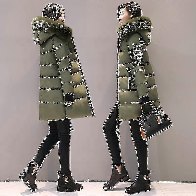 Femme Coton Coton Coton Rembourré Veste Chaude Hiver