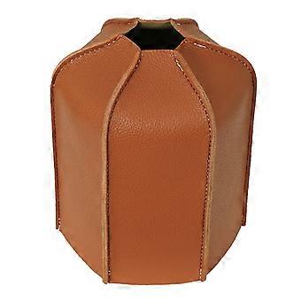 Leder Gasschutzbox Propan Gasflasche Abdeckung Gas Kraftstoff Tanks Protector
