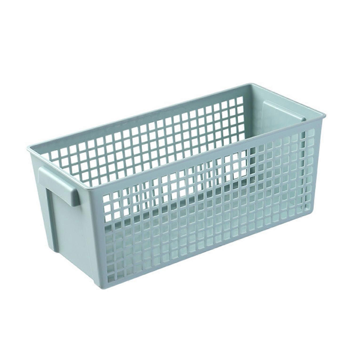 Desktop Storage Box with Handle Large Capacity Strong Load-bearing Hollow Ventilated Drying Storage