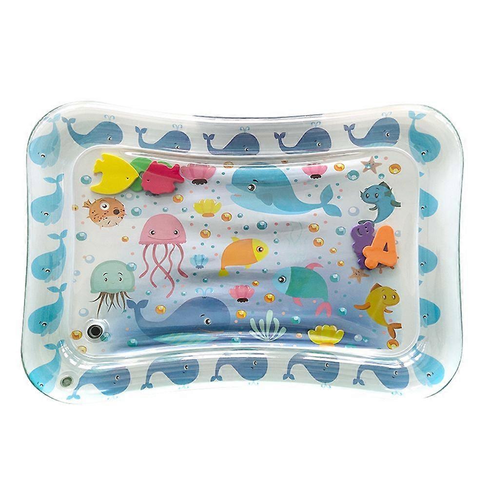 Gonflable Bébé Patinoire Prone Pat Coussin d’eau Marine Life Mat 50 * 70cm Type H