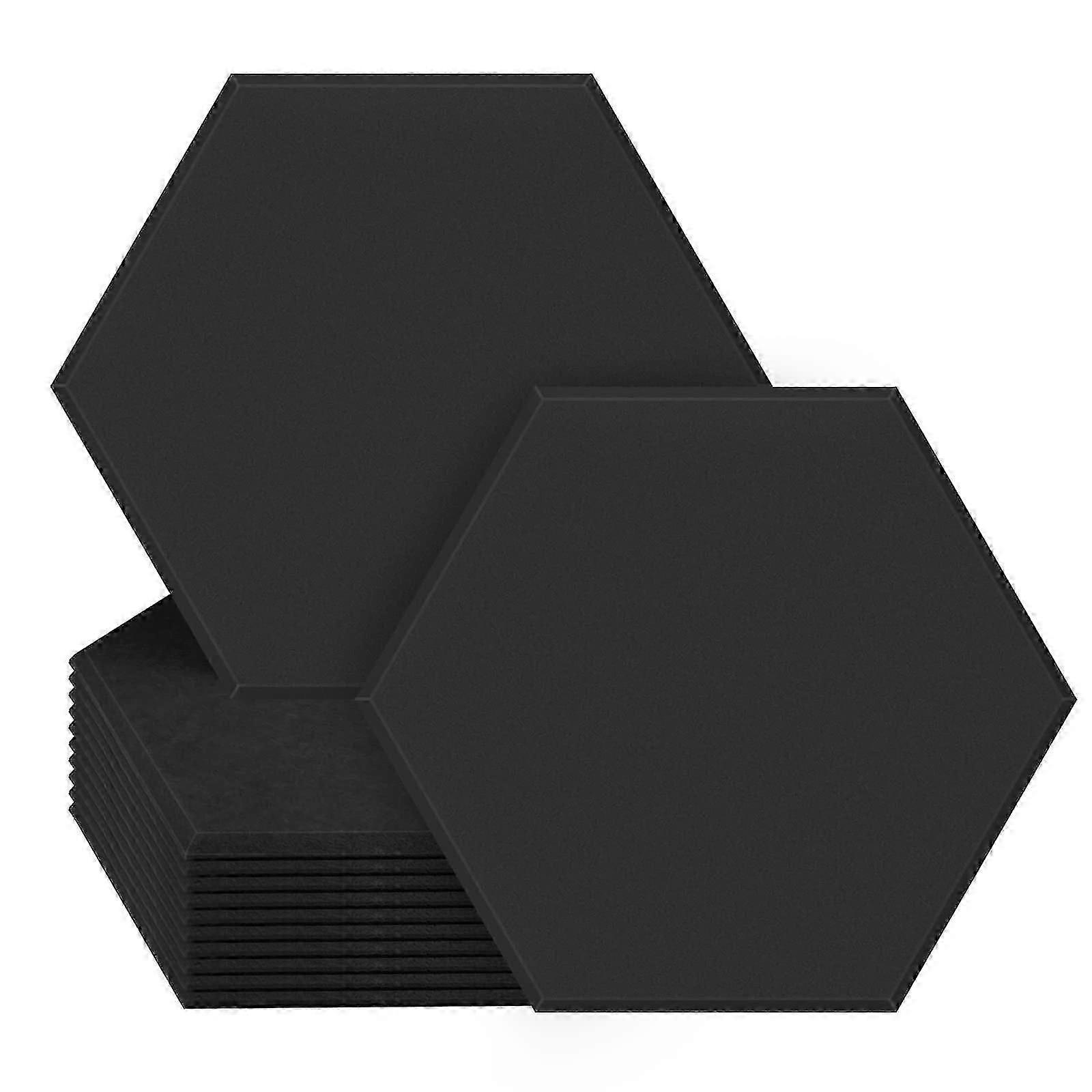 Selvklebende Studio 12stk Lydisolering Akustisk Panel Soverom Akustisk Isolasjon Lydabsorberende Paneler Hjem Wall Trim