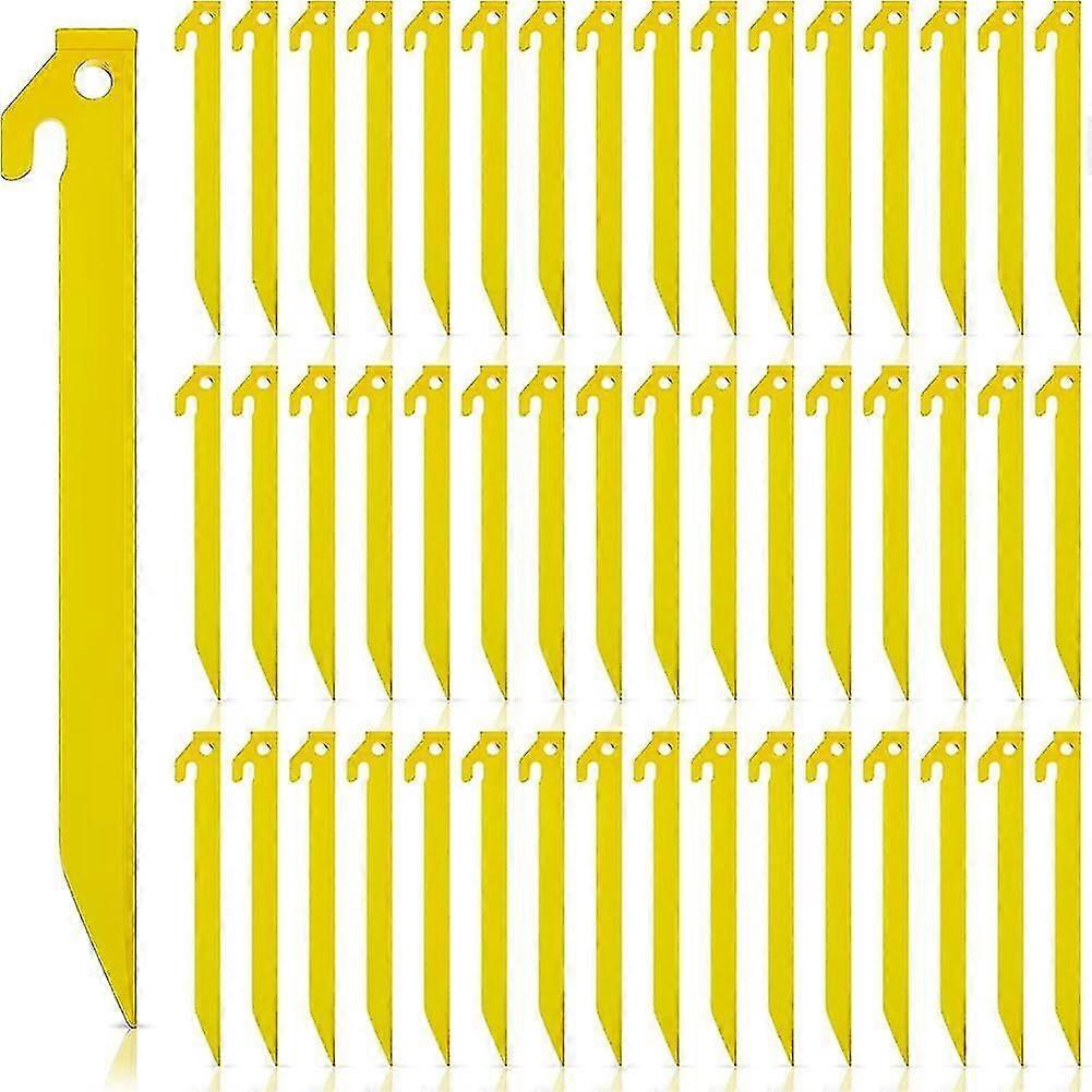 50pcs 9 πάσσαλοι γάντζων σκηνών βαρέων καθηκόντων ίντσας ελαφροί ασφαλείς πάσσαλοι σκηνών θόλου για τον κήπο Outdo