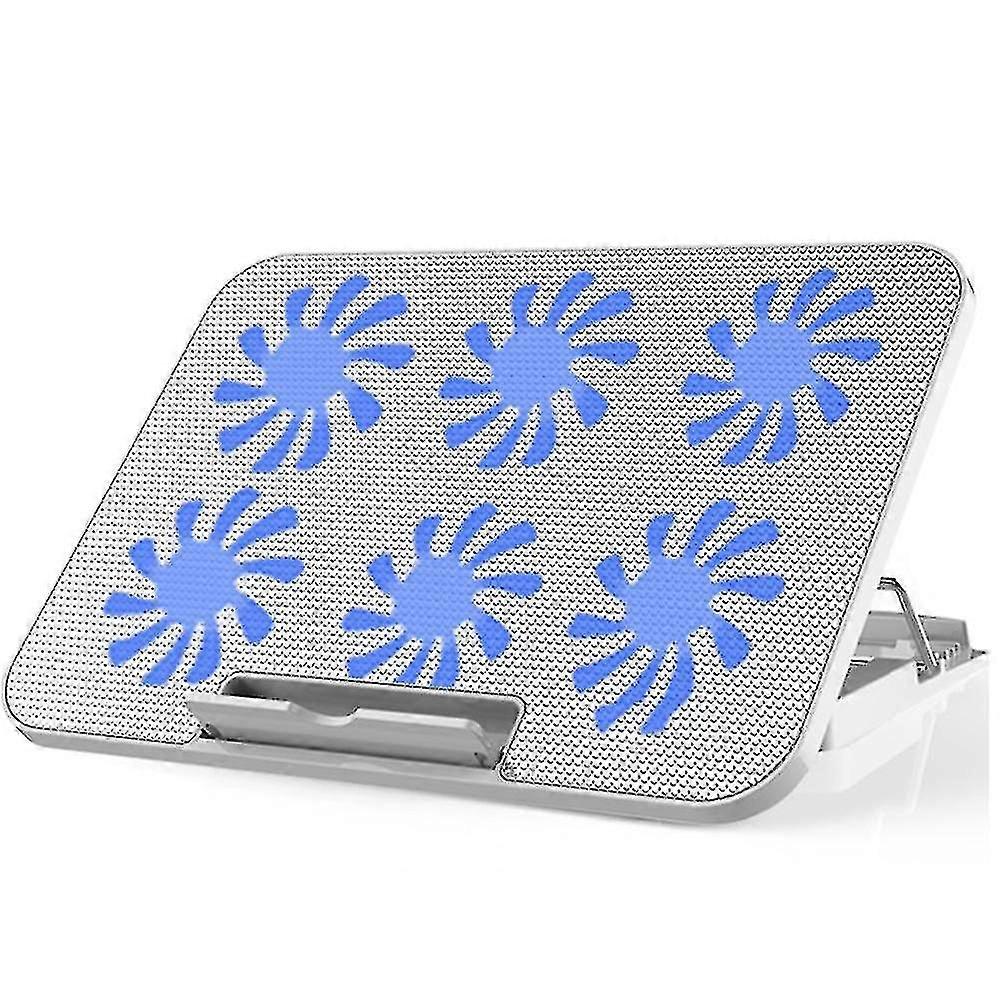 Notebook Computer Cooling Pad, Notebook Computer Radiator With 6 Quiet Led Fans (for Cooling Fan Holders For Notebook Computers Under 18 Inches), Ultr