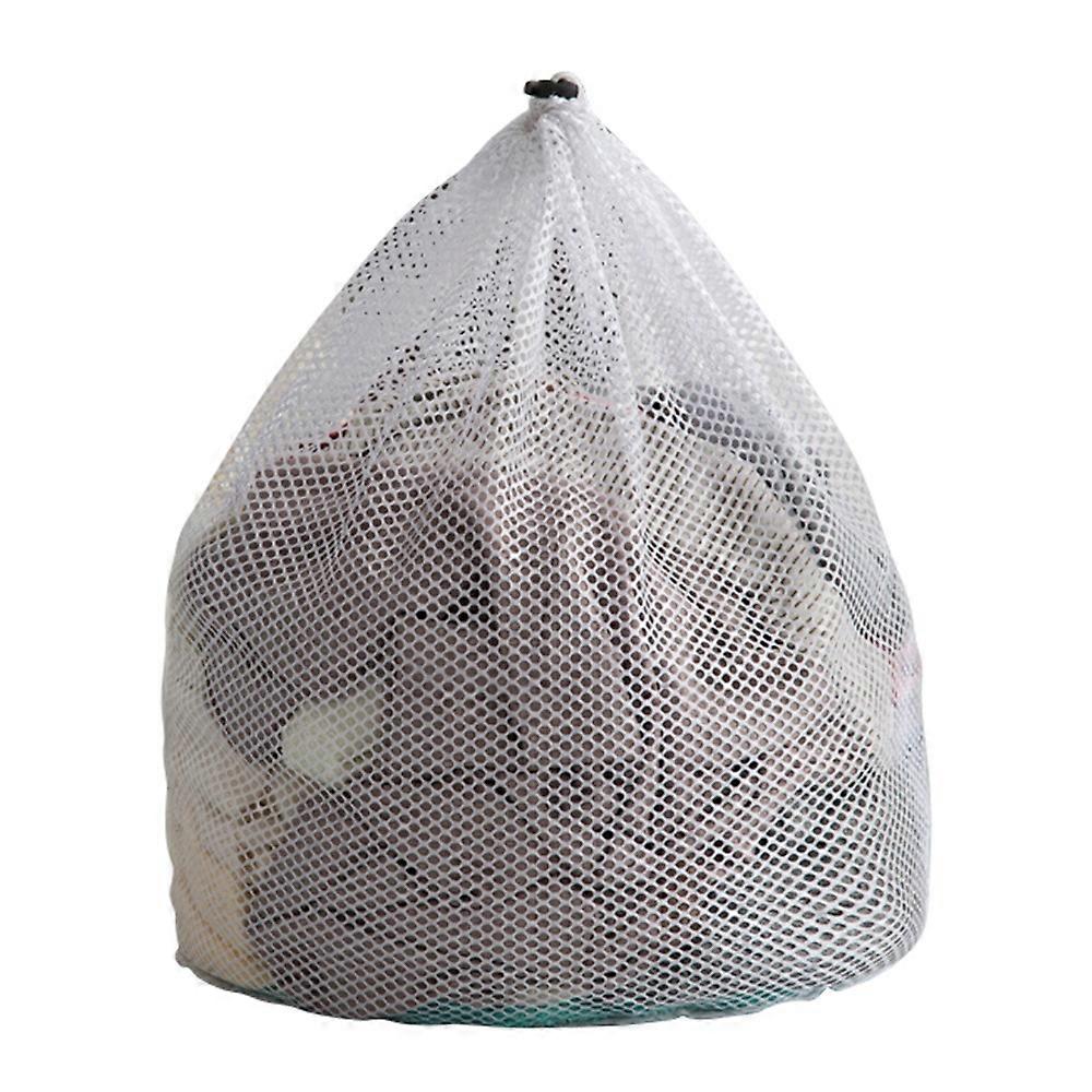 Type A 50x60cm Washing Machine Reusable Delicate Mesh Bag Drawstring Laundry Wash Bag (Thick Mesh)