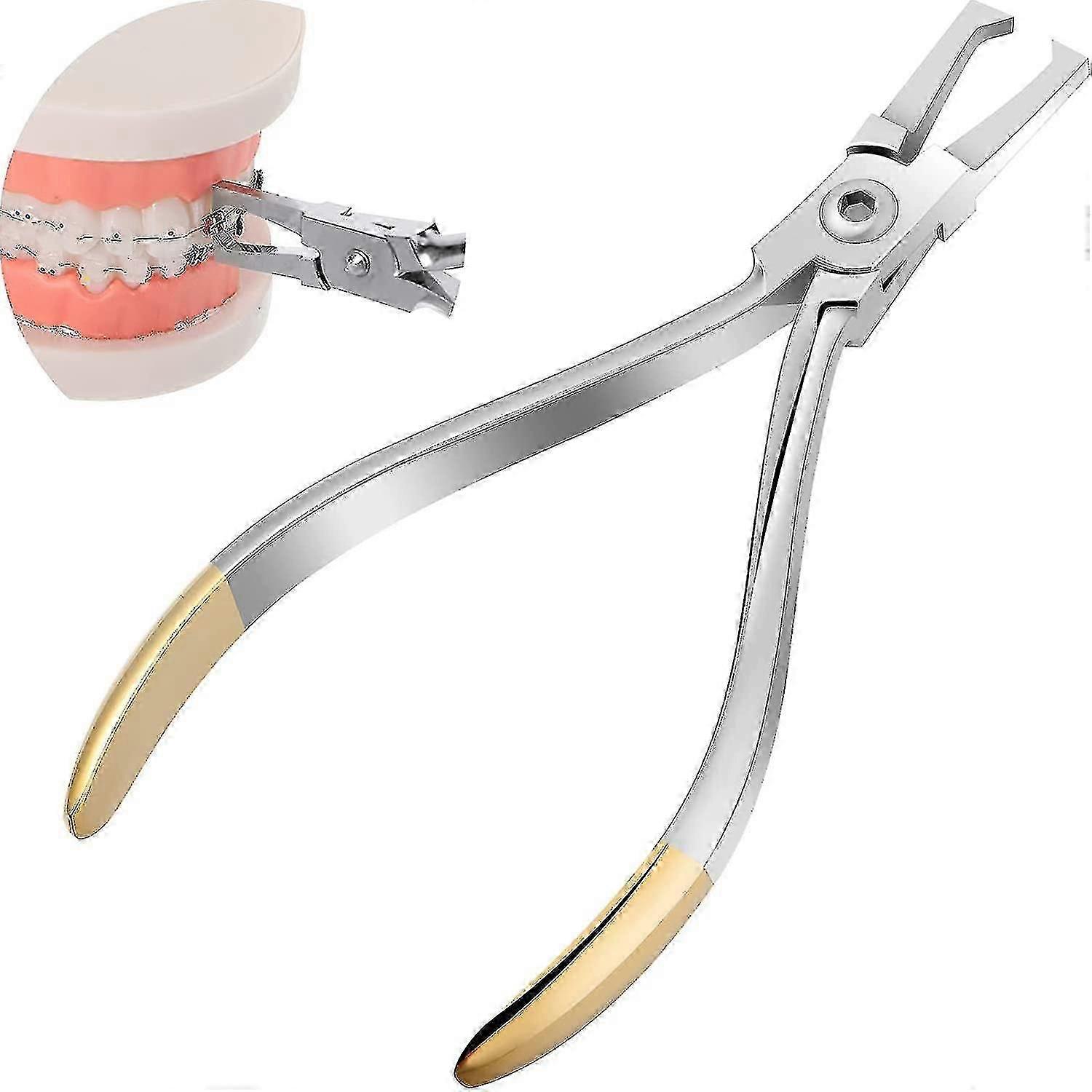 Pince pour retirer les brackets antérieurs, kit d'outils pour retirer les brackets en acier inoxydable, pince pour retirer les brackets dentaires, kit d'extraction