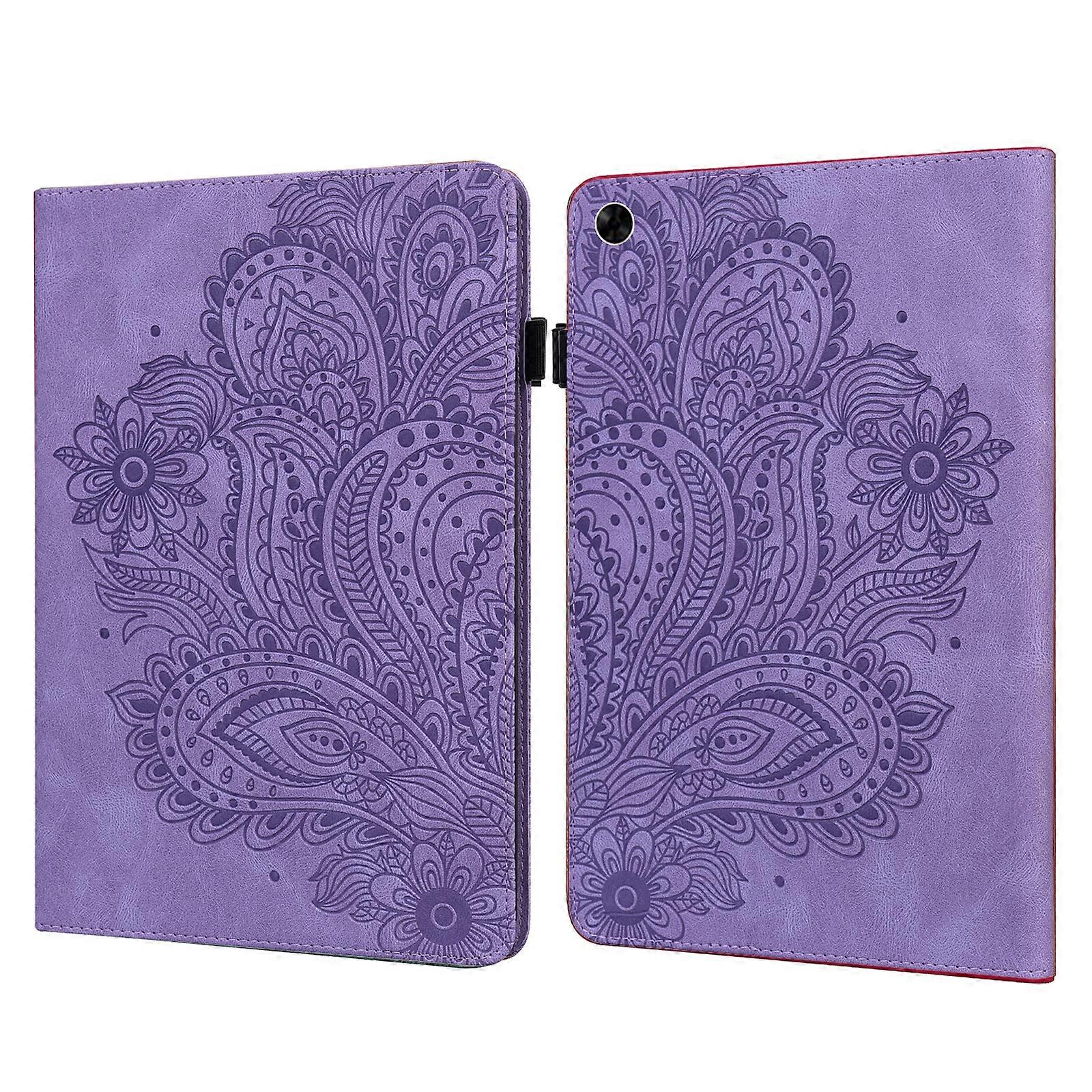 For Xiaomi Redmi Pad 10.61 2022 Peacock Embossed Pattern Leather Tablet Case