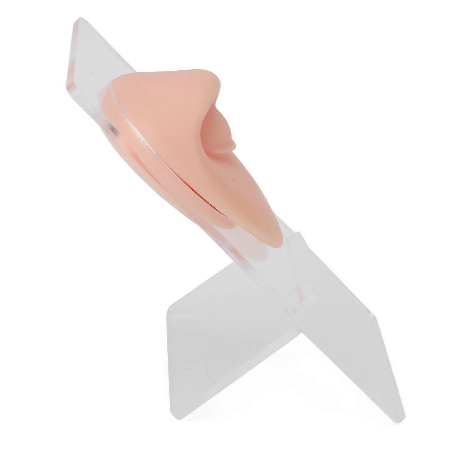 Silicone Eyebrow Piercing Practice Model - Realistic Eye Display