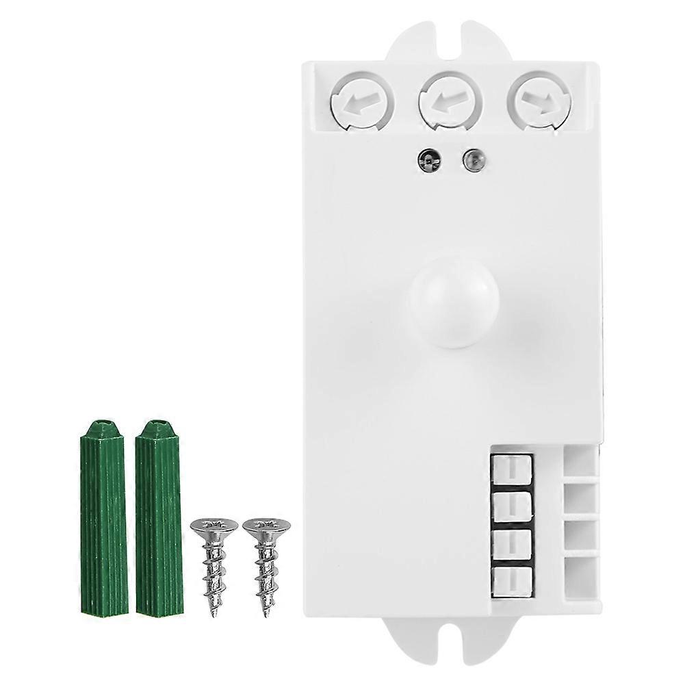 5.8GHz Recognition High Frequency Microwave Sensor Motion Detector Light Switch 85-250V