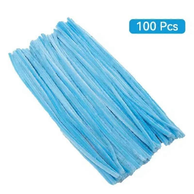 100 PCS Colorful Twisted Rod Creative DIY Handcraft Twisting Bar Wool Root Fluffy Bar Iron Wire Imaginative Decorations