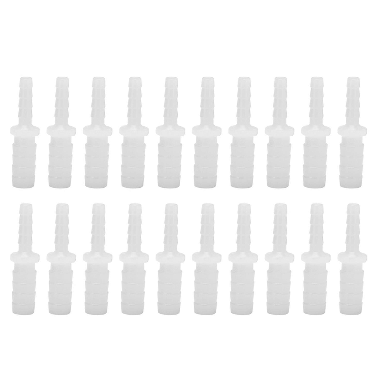 20pcs 2 Way Straight Aquarium Water Pipe Adapter Fish Tank Fittings Joint Connector