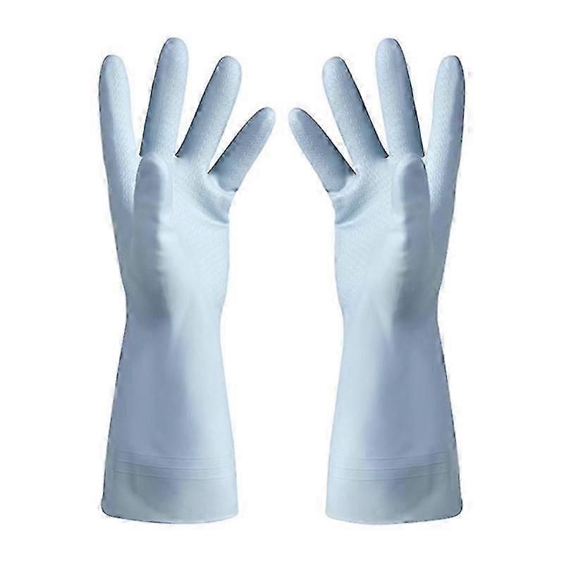1 par diskhandskar Ultra Soft Protect Hands Vattentät Tvätta Disk Latex Hushållshandskar för daglig användning Qinhai