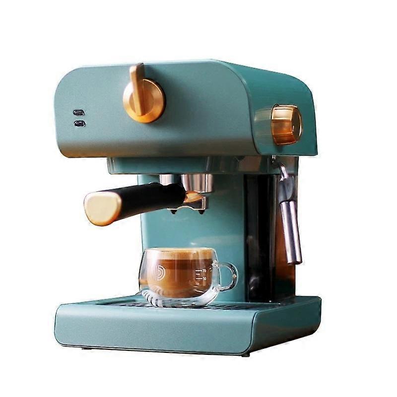Retro Espresso Machine Household Small Semi-automatic Concentrated Steam Milk Foaming Coffee Machine