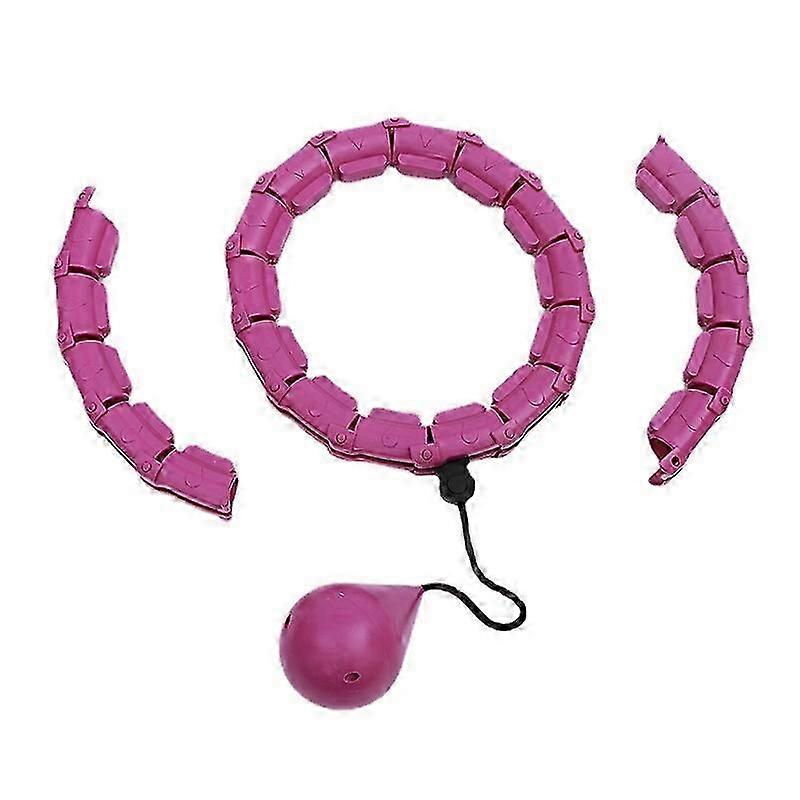 اللياقة البدنية الذكية هولا هوب 24 عقدة الأطواق القابلة للفصل