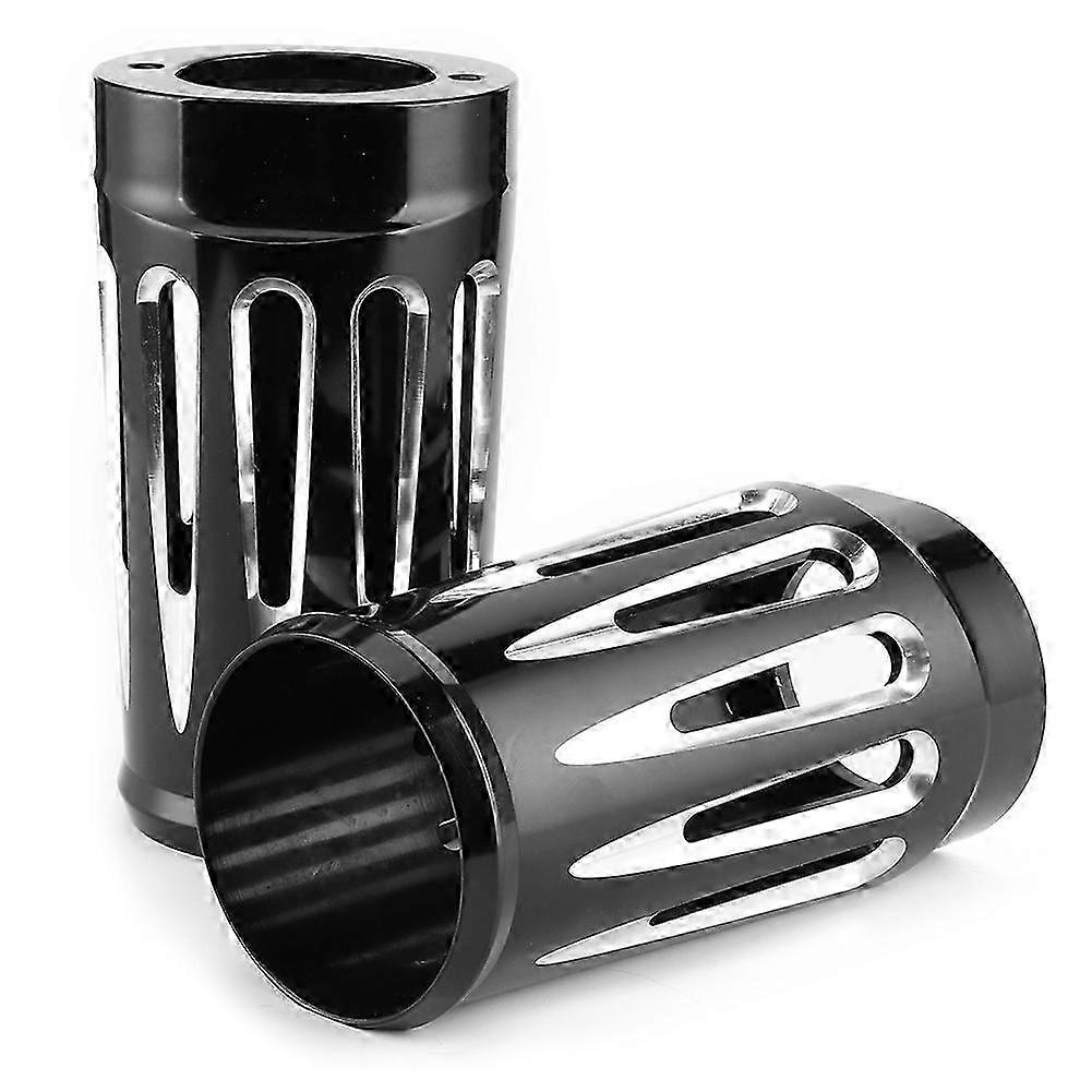 Black Front Fork Shock Guard for Custom FLTRX (1986 - 2013) Motorcycle