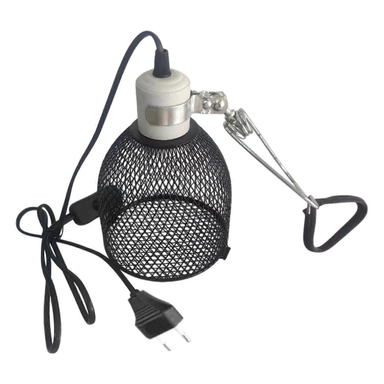 Reptile Heating Lampshade (Bulb Not Included) Anti Scald for Bird Chicks Pet
