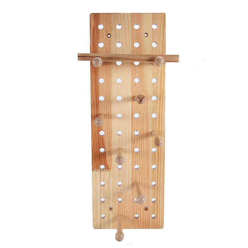 Rectangular Wall Hanging Storage Rack for Home Decor (Storage Rack + 15cm Board)