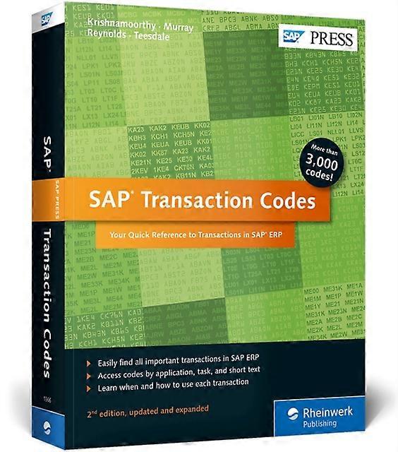 Sap Transaction Codes by Peter Teesdale Paperback