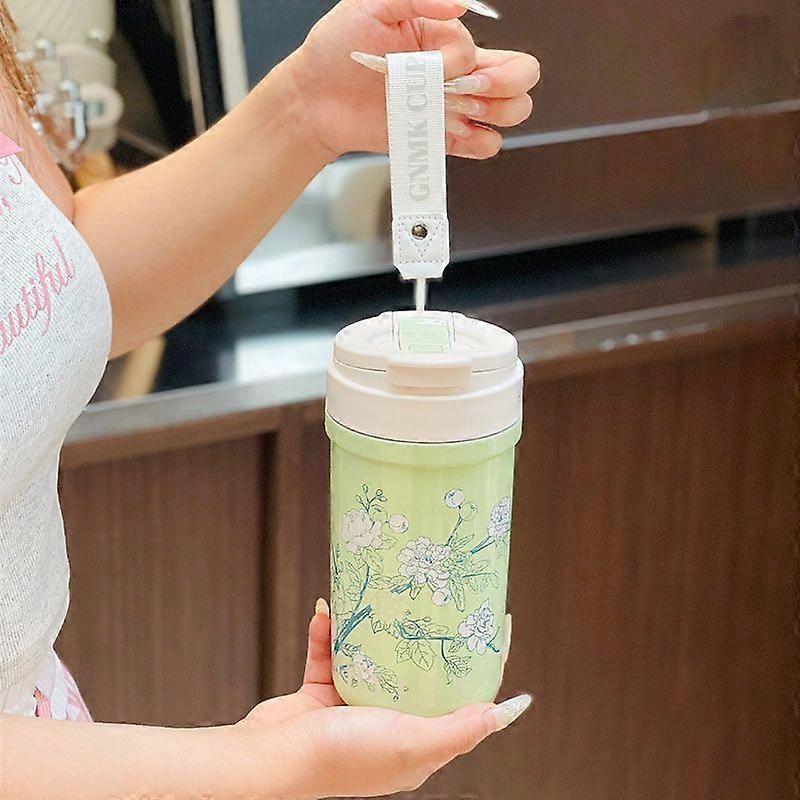 Travel coffee mugs 20oz,reusable coffee cups with lids,stainless steel vacuum thermos coffee tumblers-Green